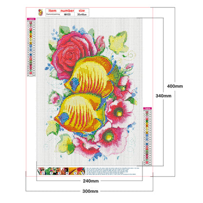 Goldfish - Full Round Drill Diamond Painting 30*40CM