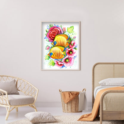 Goldfish - Full Round Drill Diamond Painting 30*40CM