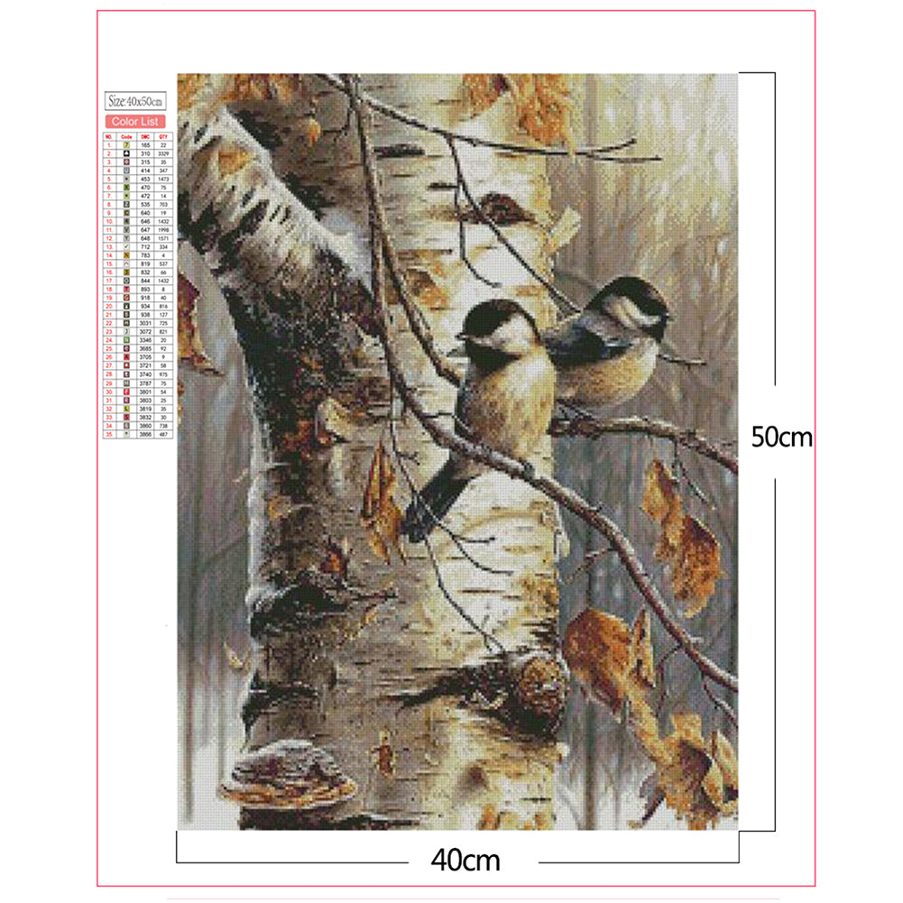 Little Bird - Full Square Drill Diamond Painting 40*50CM