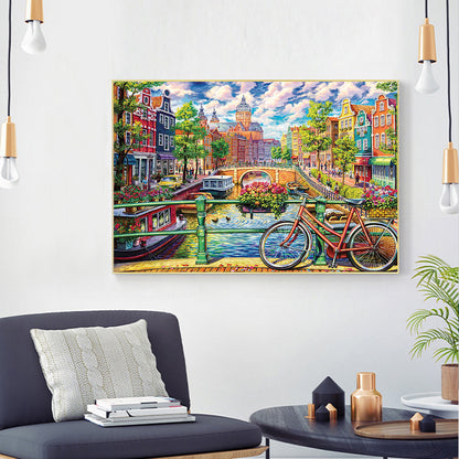 City - Full Square Drill Diamond Painting 40*50CM