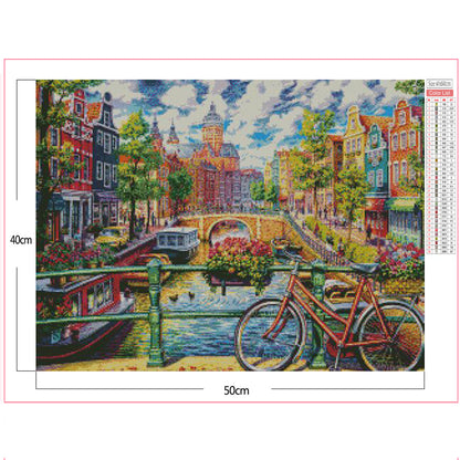 City - Full Square Drill Diamond Painting 40*50CM