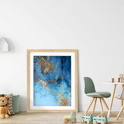 Gold leaves - Full Round Drill Diamond Painting 35*50CM