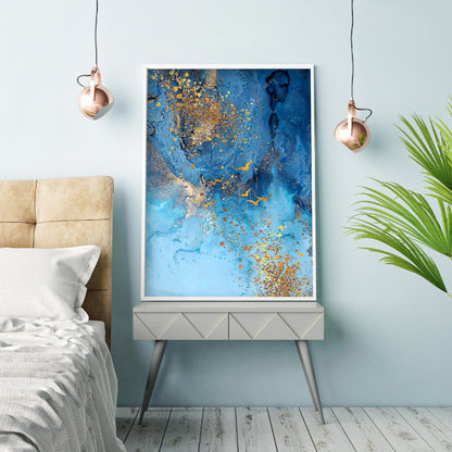 Gold leaves - Full Round Drill Diamond Painting 35*50CM