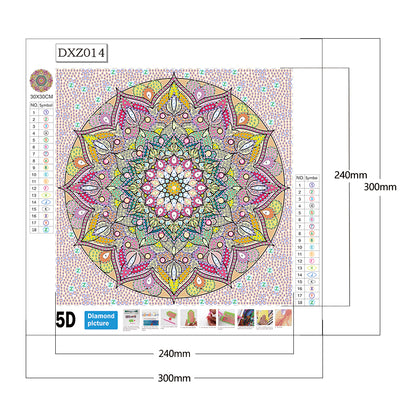 Datura - Special Shaped Drill Diamond Painting 30*30CM