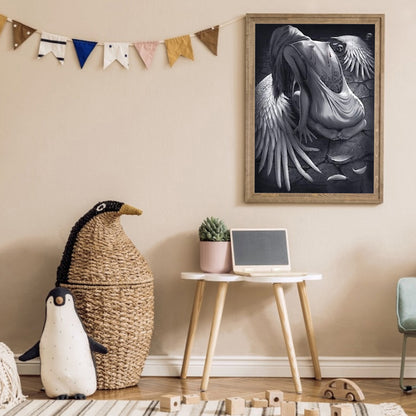 Broken Angel - Full Round Drill Diamond Painting 30*45CM