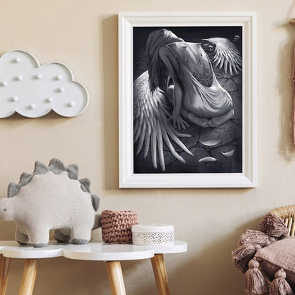 Broken Angel - Full Round Drill Diamond Painting 30*45CM