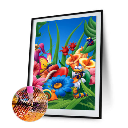 Bee - Full Round Drill Diamond Painting 30*40CM