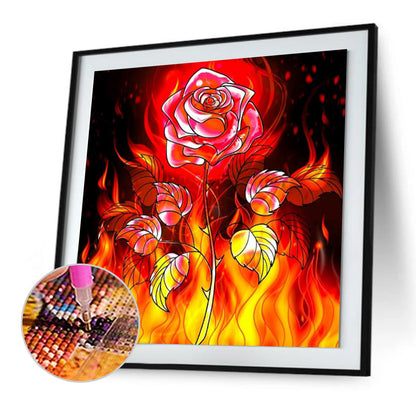 Rose - Full Round Drill Diamond Painting 30*30CM