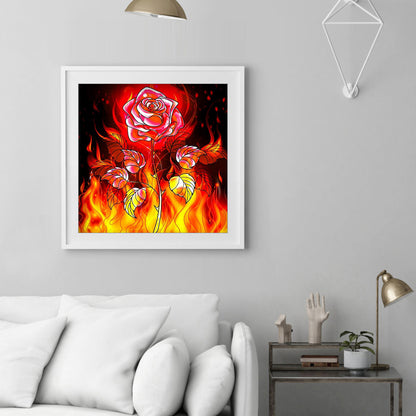 Rose - Full Round Drill Diamond Painting 30*30CM