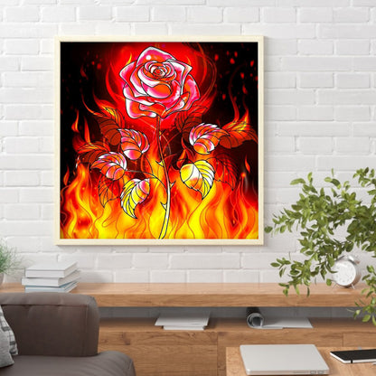 Rose - Full Round Drill Diamond Painting 30*30CM