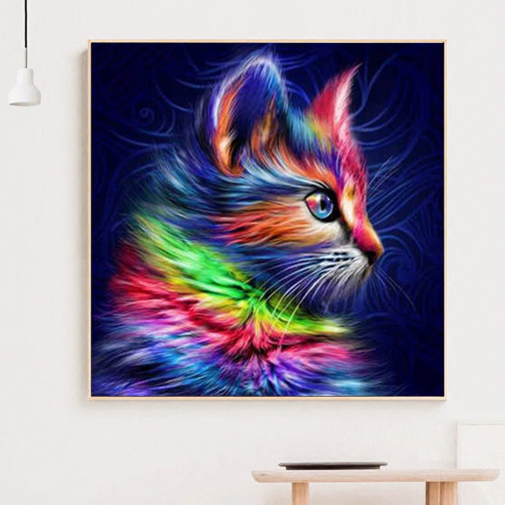 Cat - Full Square Drill Diamond Painting 40*40CM