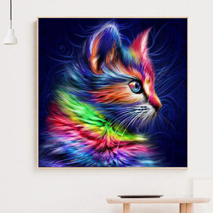 Cat - Full Square Drill Diamond Painting 40*40CM