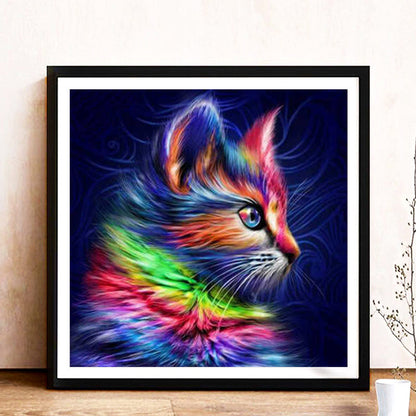 Cat - Full Square Drill Diamond Painting 40*40CM