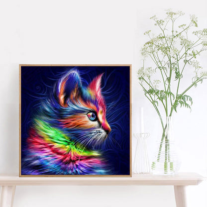 Cat - Full Square Drill Diamond Painting 40*40CM