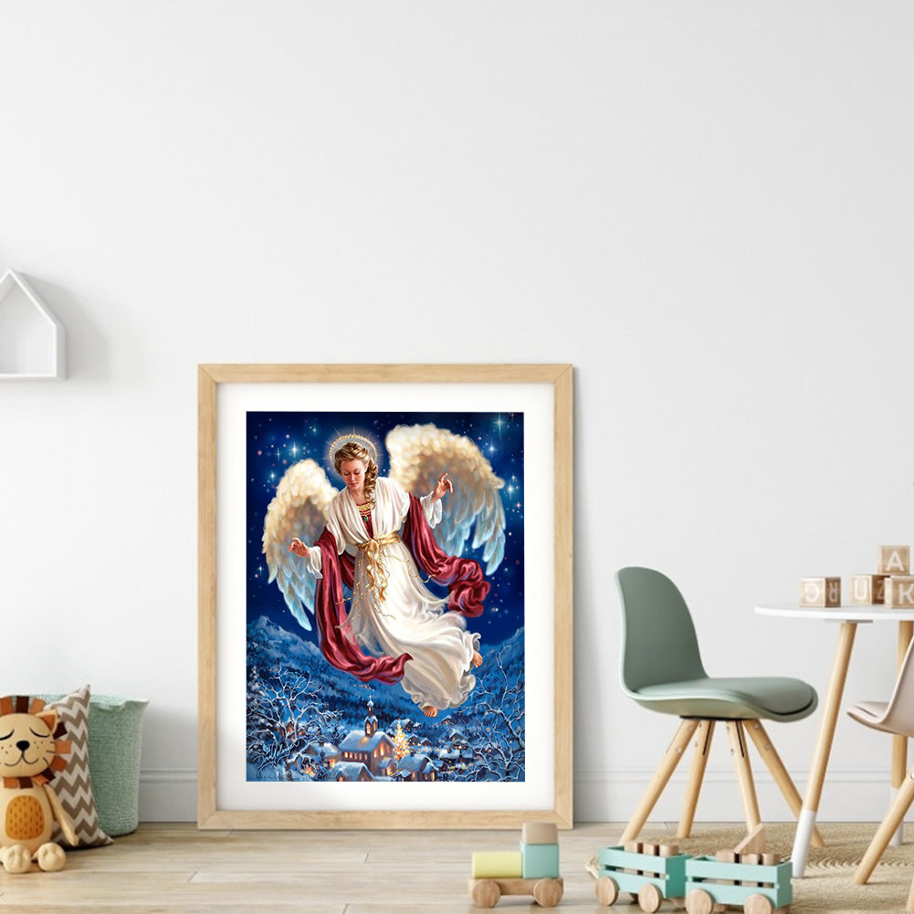 Angel - Full Round Drill Diamond Painting 30*40CM