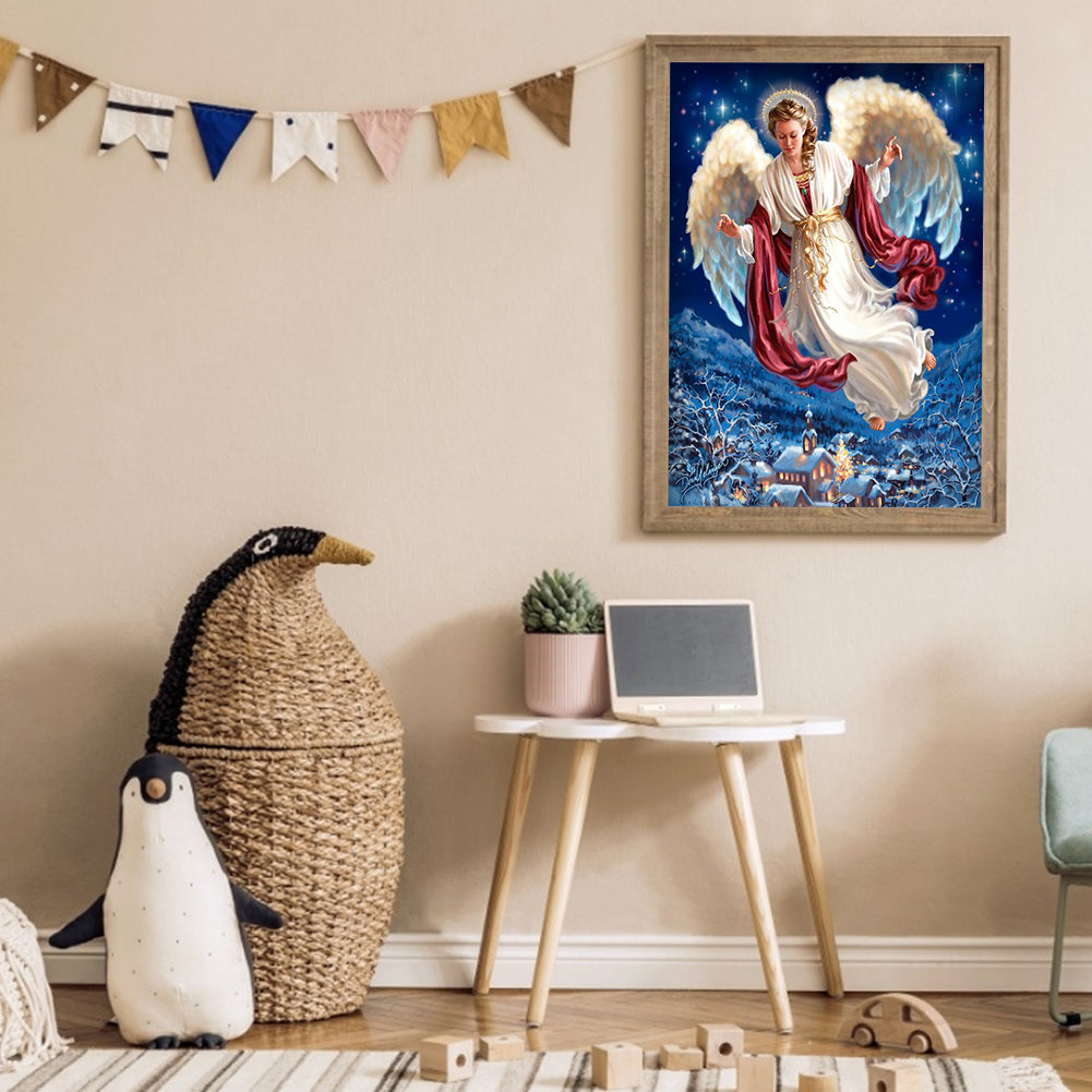 Angel - Full Round Drill Diamond Painting 30*40CM