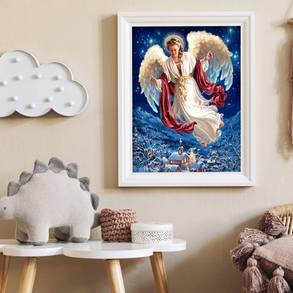 Angel - Full Round Drill Diamond Painting 30*40CM