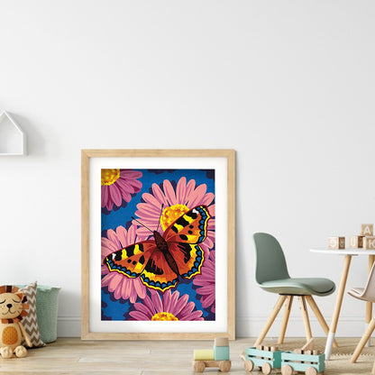 Butterfly - Full Round Drill Diamond Painting 30*40CM