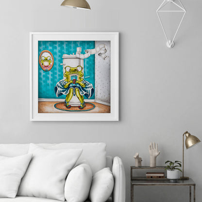 Funny Frog - Full Square Drill Diamond Painting 40*40CM