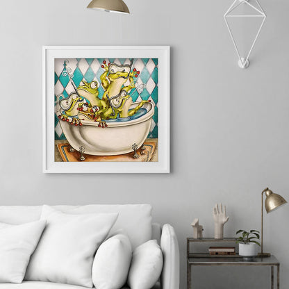 Funny Frog - Full Square Drill Diamond Painting 40*40CM