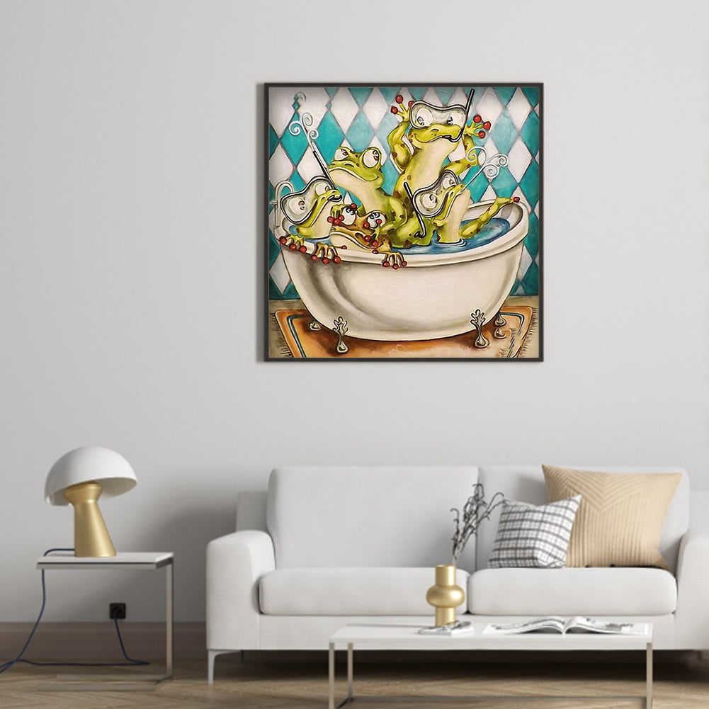 Funny Frog - Full Square Drill Diamond Painting 40*40CM