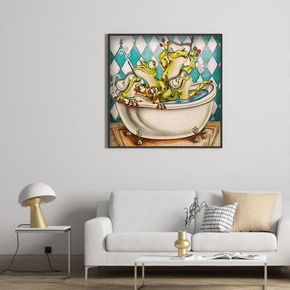 Funny Frog - Full Square Drill Diamond Painting 40*40CM