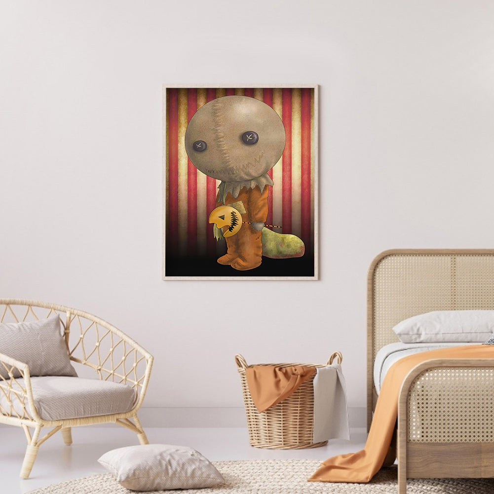 Horror Doll - Full Round Drill Diamond Painting 30*40CM