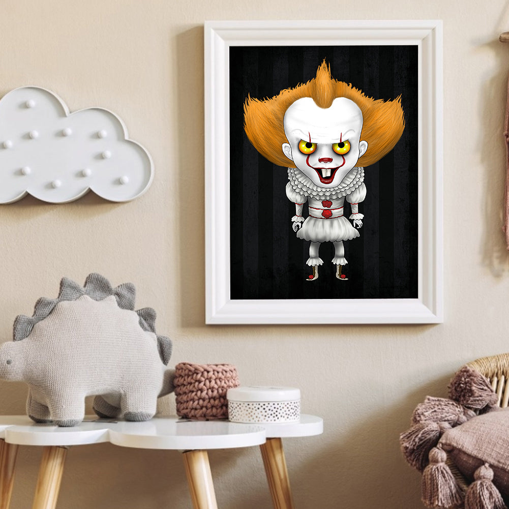 Horror Doll - Full Round Drill Diamond Painting 30*40CM