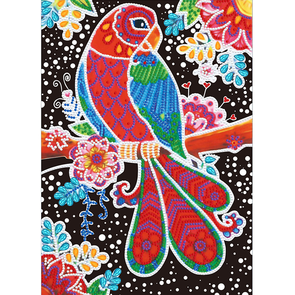 Parrot - Special Shaped Drill Diamond Painting 30*40CM