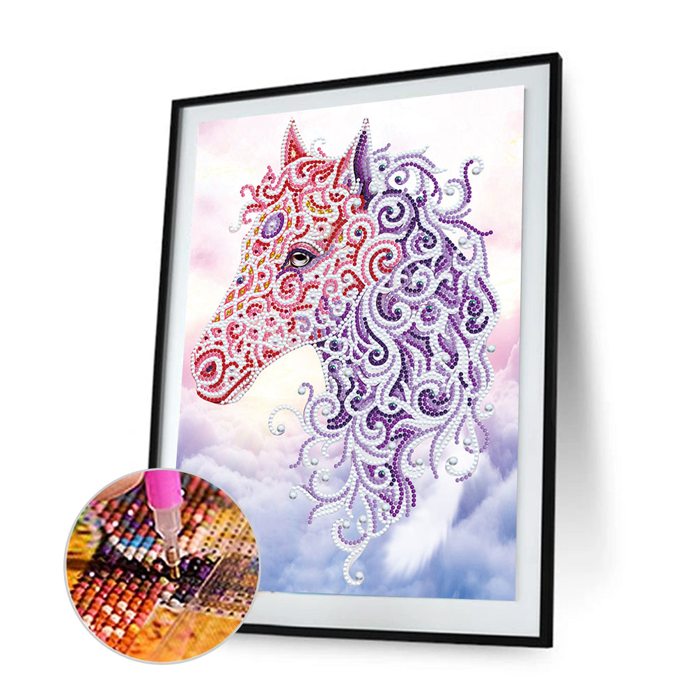 Horse - Special Shaped Drill Diamond Painting 30*40CM