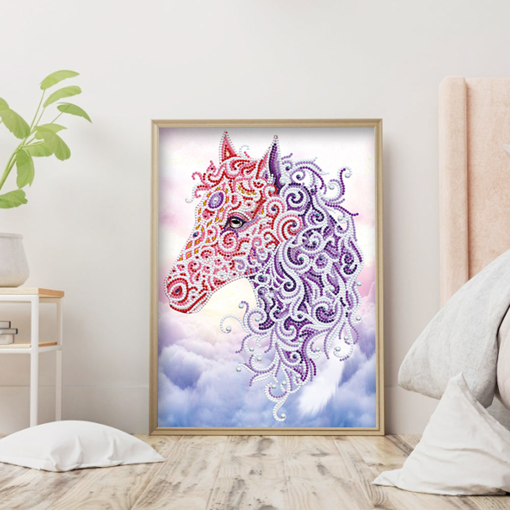 Horse - Special Shaped Drill Diamond Painting 30*40CM