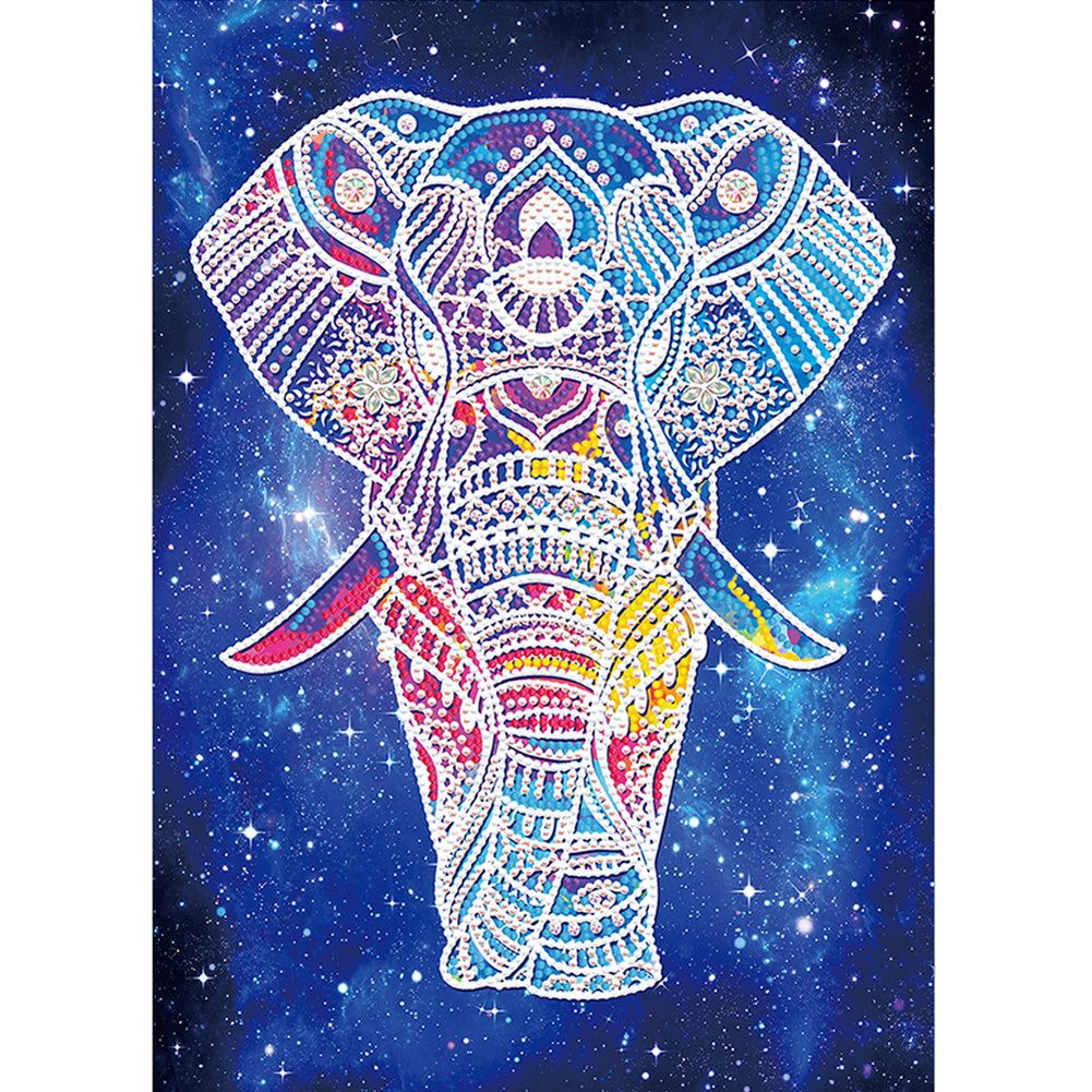 Elephant - Special Shaped Drill Diamond Painting 30*40CM