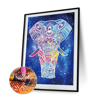 Elephant - Special Shaped Drill Diamond Painting 30*40CM