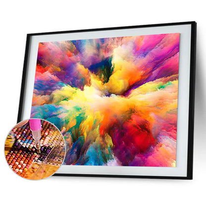 Colored Smoke - Full Round Drill Diamond Painting 60*40CM