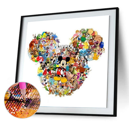 Mickey Mouse - Full Round Drill Diamond Painting 40*40CM