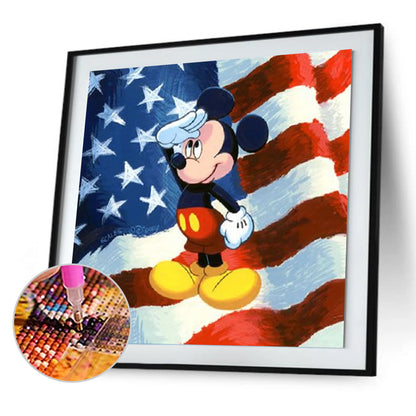 Mickey Mouse - Full Round Drill Diamond Painting 30*30CM