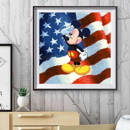 Mickey Mouse - Full Round Drill Diamond Painting 30*30CM