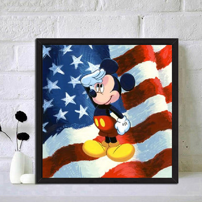 Mickey Mouse - Full Round Drill Diamond Painting 30*30CM