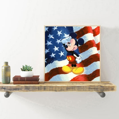 Mickey Mouse - Full Round Drill Diamond Painting 30*30CM