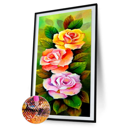 Flower - Full Round Drill Diamond Painting 30*80CM