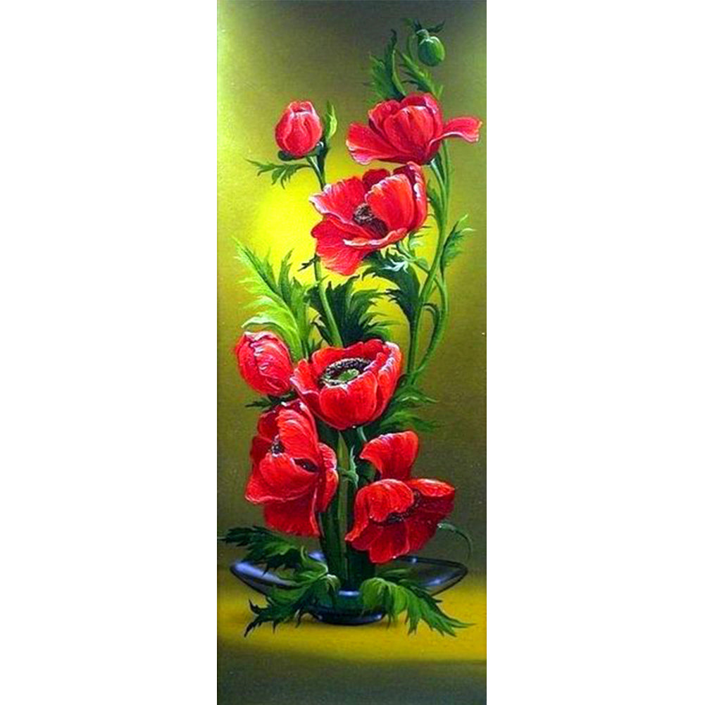 Flower - Full Round Drill Diamond Painting 30*80CM