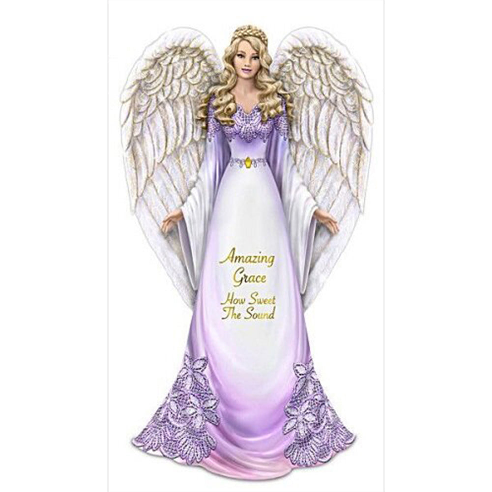 Girl - Full Round Drill Diamond Painting 30*60CM