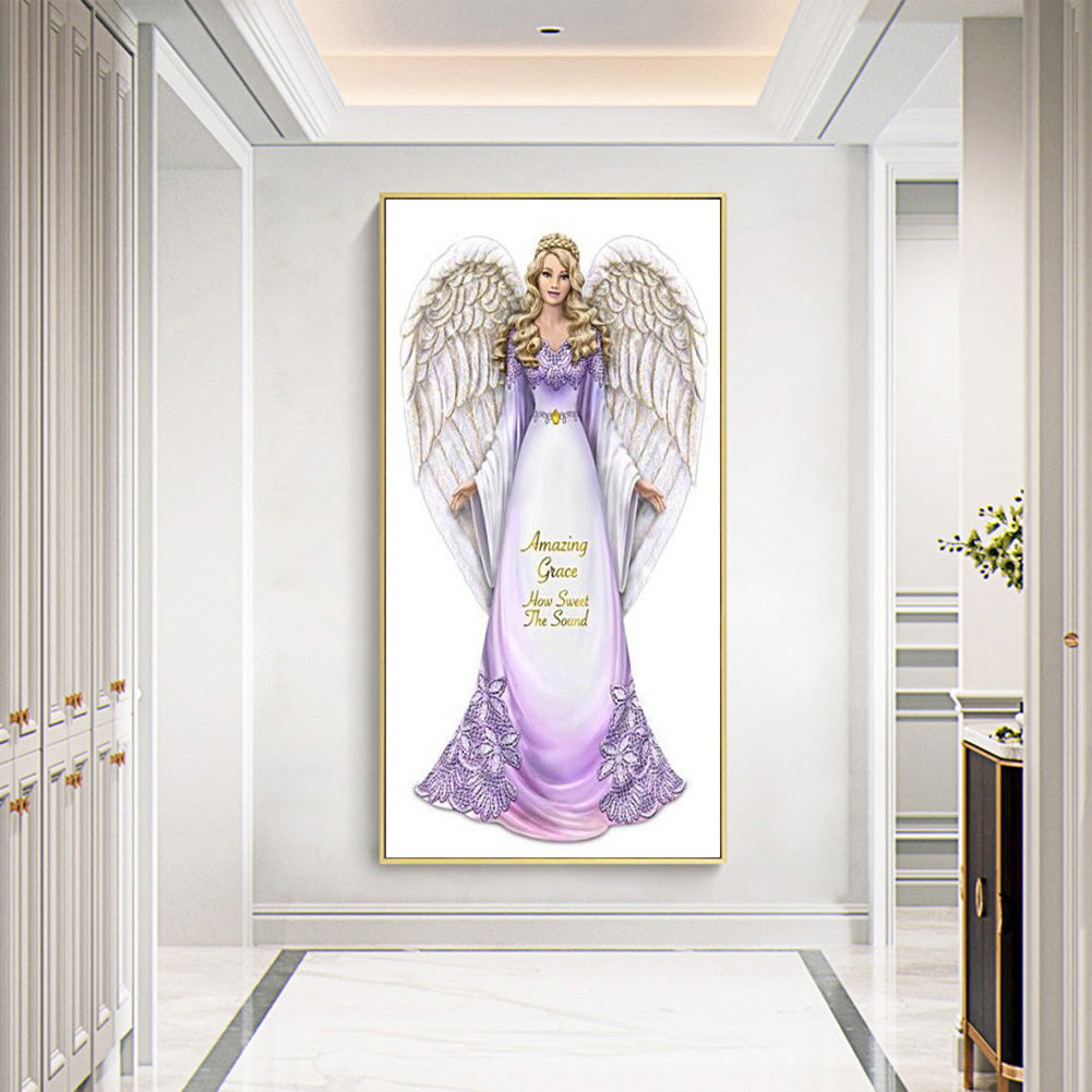 Girl - Full Round Drill Diamond Painting 30*60CM