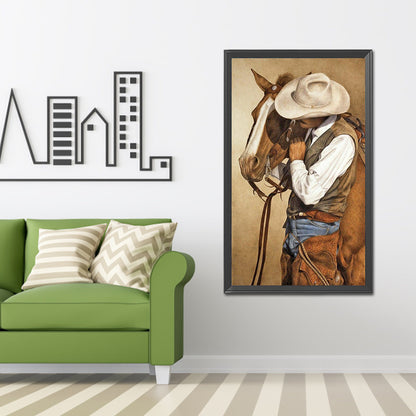 Cowboy - Full Round Drill Diamond Painting 40*70CM