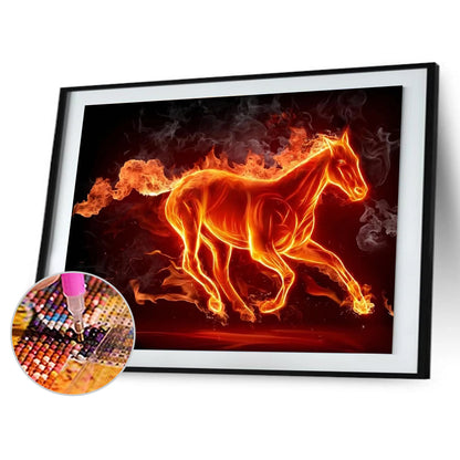 Horse - Full Round Drill Diamond Painting 30*40CM