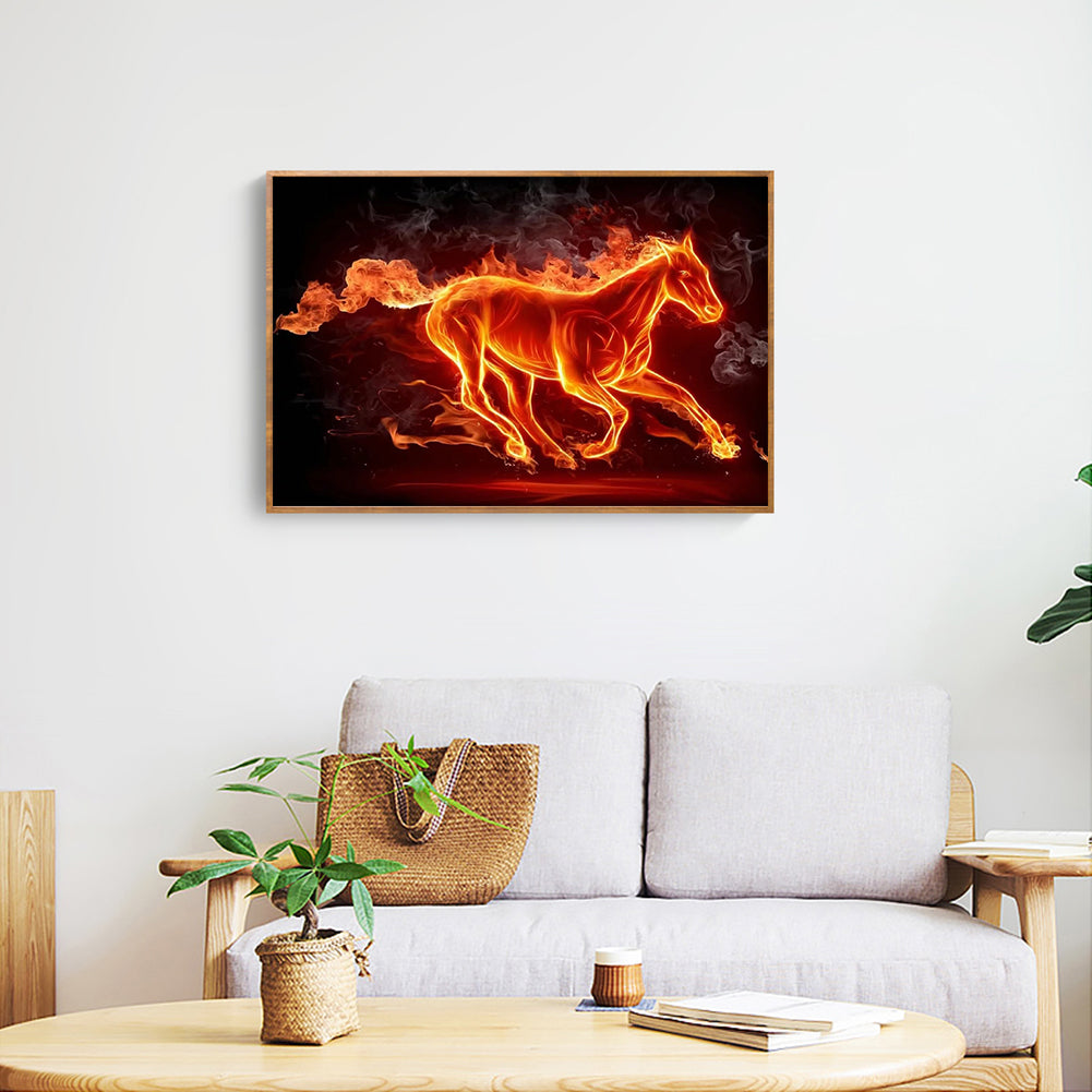 Horse - Full Round Drill Diamond Painting 30*40CM