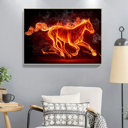 Horse - Full Round Drill Diamond Painting 30*40CM