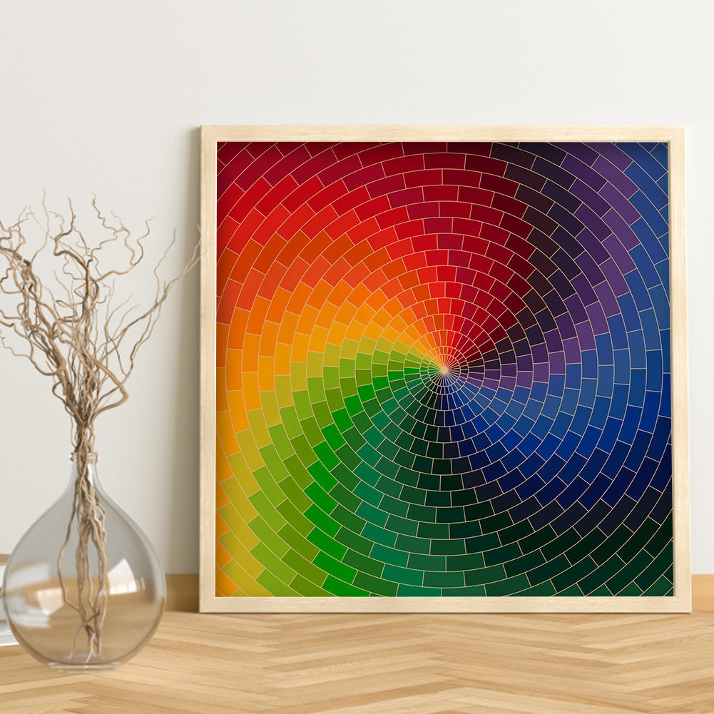 Rotating Rainbow - Full Round Drill Diamond Painting 40*40CM