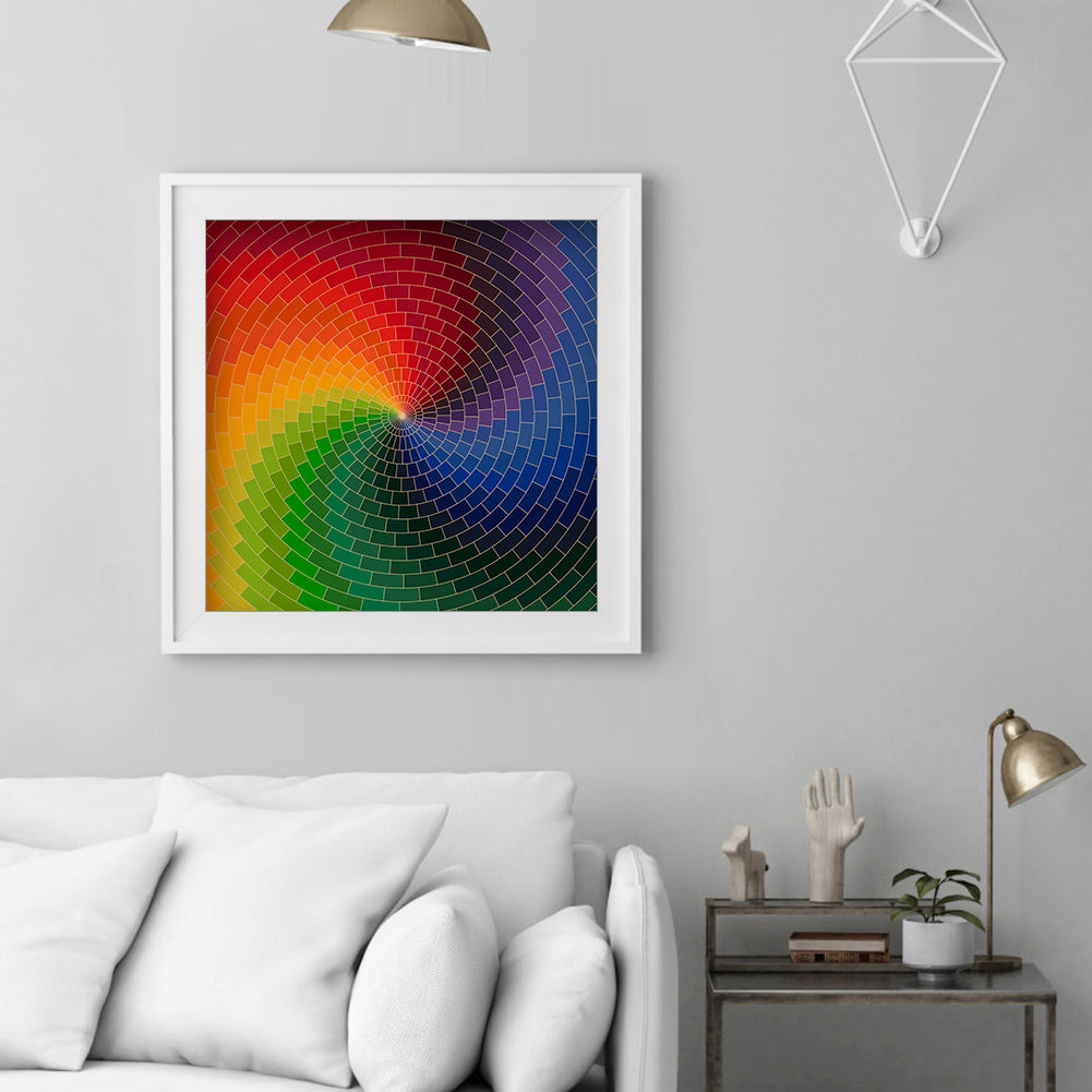 Rotating Rainbow - Full Round Drill Diamond Painting 40*40CM