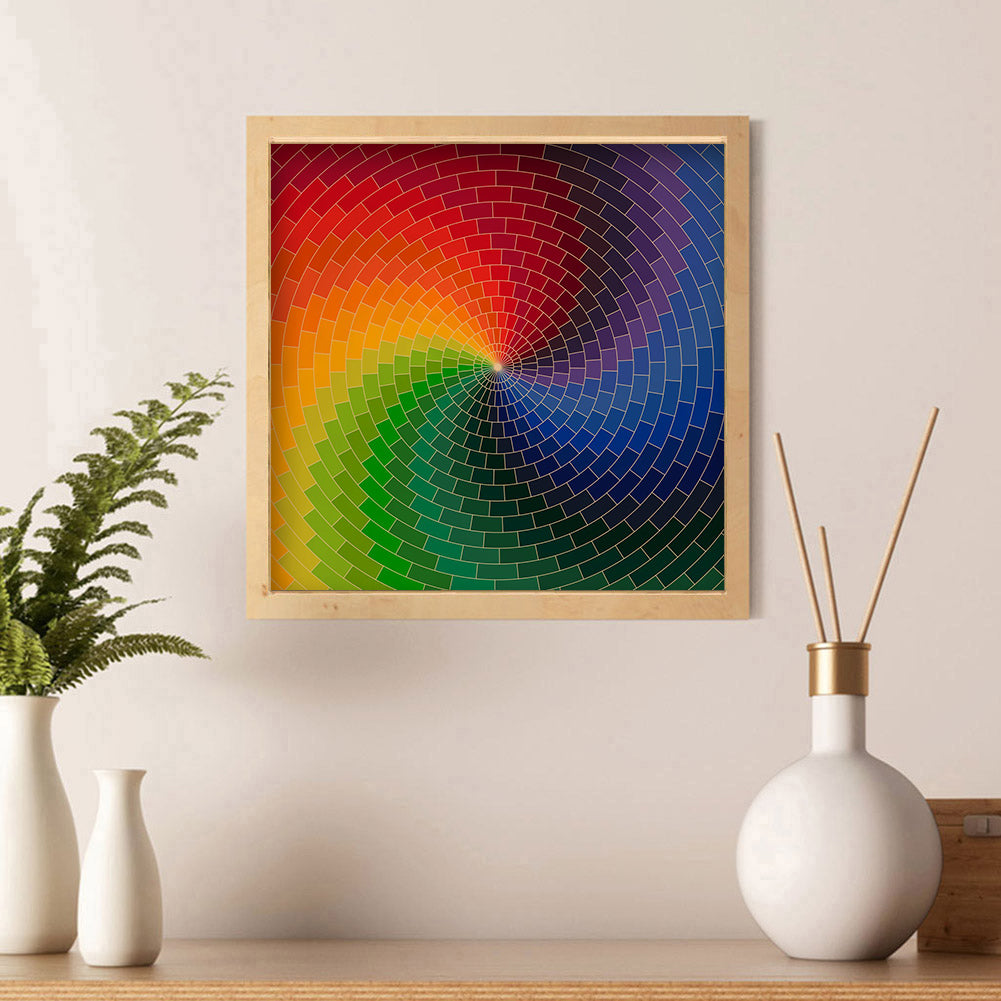 Rotating Rainbow - Full Round Drill Diamond Painting 40*40CM